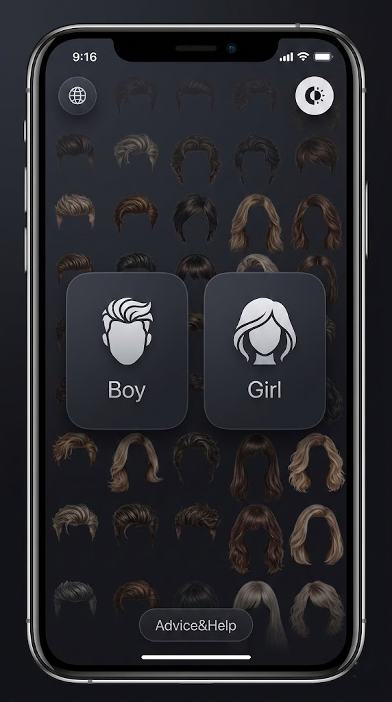 HIRAXU app preview screen