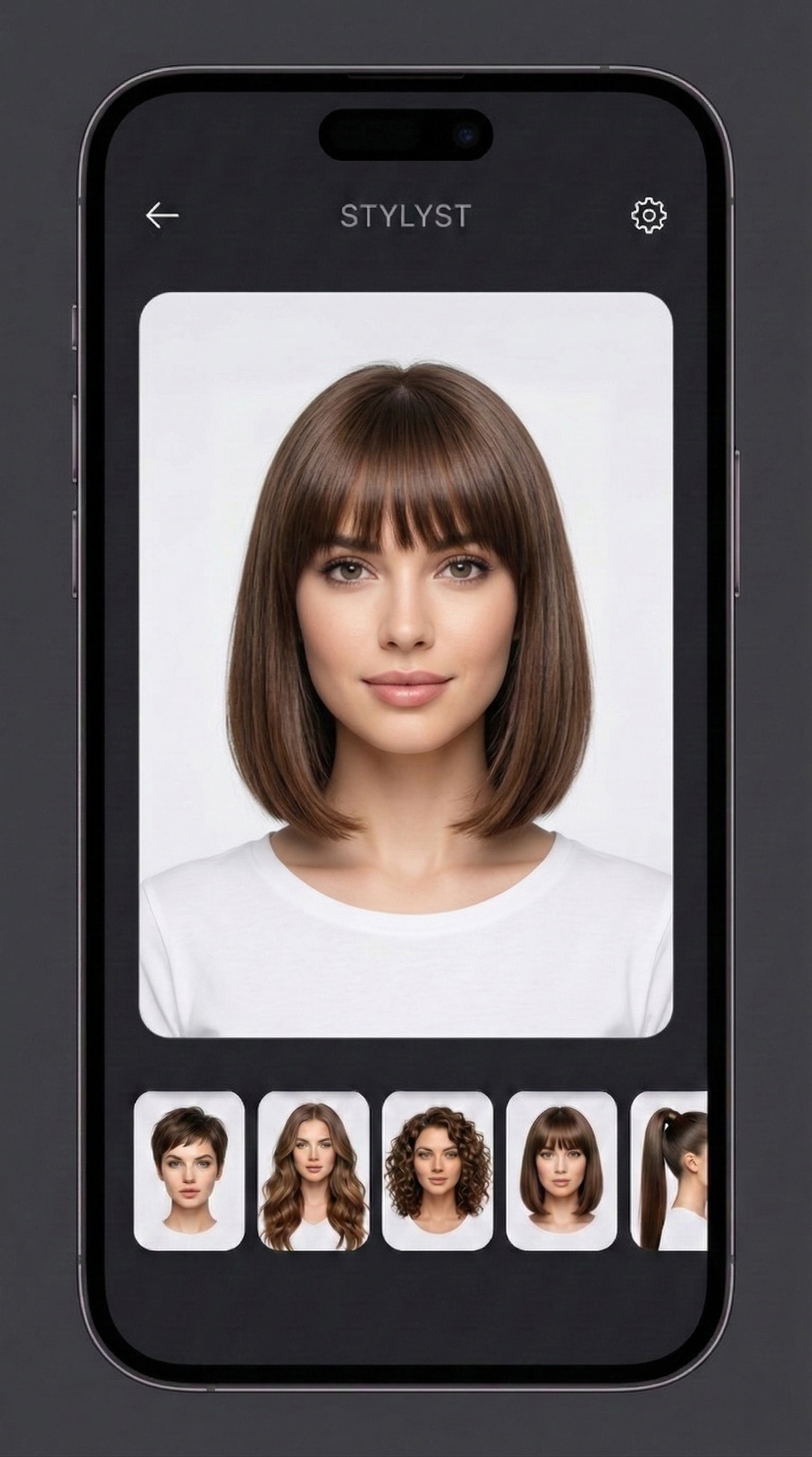 Female hairstyle result bob cut